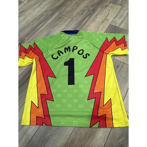 Jorge Campos Mexico Jersey Rare 1995 ABA Sport XXL, Fits XL - Picture 1 of 8